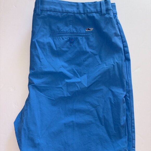 Men's Vineyard Vines Performance On-The-Go Shorts Royal Blue OTG Preppy Whale 40 - Picture 3 of 8